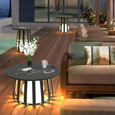 Lampadaire Extérieur De Jardin De Table Noir - Clowas.fr